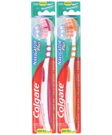 Colgate Navigator Plus Medium Toothbrush With Flexible Head