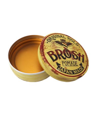 BROSH Original Water-Based Pomade for Men | Extra Firm Hold & Medium Gloss Finish | 1oz Travel Size - Ideal for Styling & Grooming Hair - Buy Online on GoSupps.com