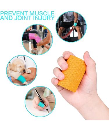 Self-Adherent Cohesive Sports Tape for Wrist Ankle Sprains & Swelling (3 x 5 Yards, 16 Count) - Buy Online on GoSupps.com