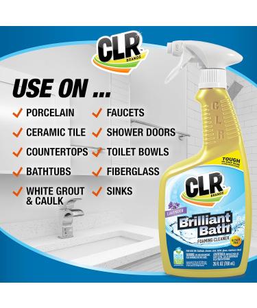 CLR Brilliant Bath Lavender Foaming Cleaner - 26 oz | Best International Shipping & Eco-Friendly Cleaning Solutions - Buy Online on GoSupps.com