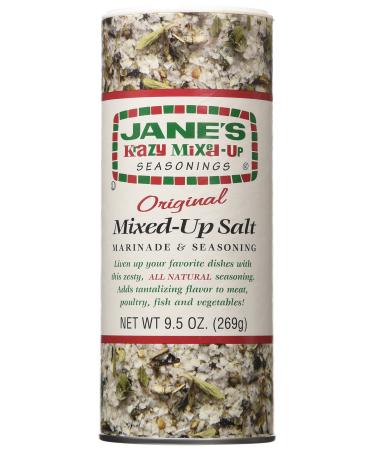 2 Pack of 2, Jane's Krazy Mixed-Up Original Salt Blend, 9.5 Ounce 2 Pack of 2 (9.5 Ounce)