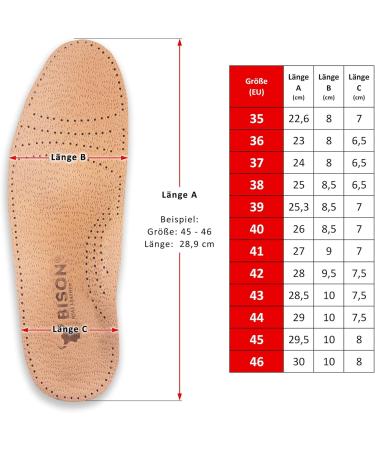 ORTRI Orthopedic Leather Insoles - Shock Absorbing Latex Foam - Size 39 - Improve Comfort & Support - Buy Online on GoSupps.com