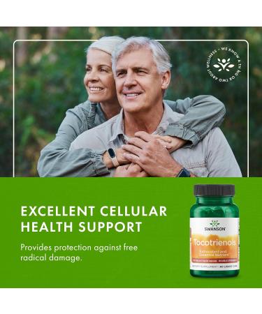 Swanson Double Strength Tocotrienols - Antioxidant - (60 Liquid Capsules, 100mg Each) 3 Pack 60 Count (Pack of 3) - Buy Online on GoSupps.com
