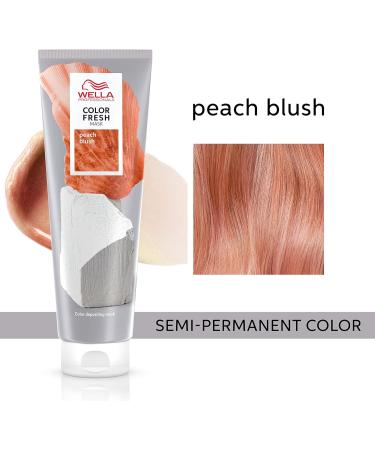Wella Professional Color Fresh Mask Temporary Color Refresh Treatment Semi-Permanent Hair Dye Hair Gloss Treatment for Copper Hair Peach Blush - Buy Online on GoSupps.com