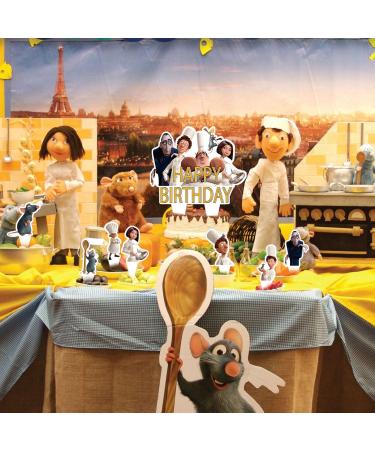37 Pieces Cartoon Ratatouille Cake Topper Ratatouille Movie Themed Party Supplies Cupcakes Kids BirthdayDecorations Cute Cartoon Ratatouille Cake Decorations for Cartoon Dog Party Supplies Decor - Buy Online on GoSupps.com