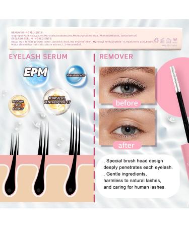 Eyelash Growth Serum & Cluster Remover - 2 in 1 Treatment for Daily Wear | 4ML Ultimate Lash Care - Buy Online on GoSupps.com