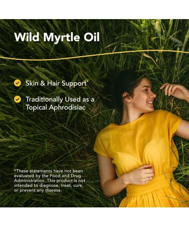 Buy North American Herb & Spice Wild Oil of Myrtle - 1 fl. oz. | Non-GMO Skin & Hair Support | Topical Aphrodisiac | 172 Servings - Buy Online on GoSupps.com