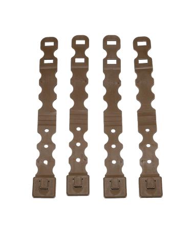 Tactical Tailor Fight Light Series Malice Clip - 4 Pack (Short Coyote)