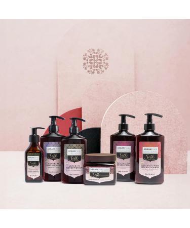 Arganicare | Silk Range | RESTRUCTURING CONDITIONER | Silk Protein | Provides long-lasting protection against breakage | Shiny Effect | High Hydration | All hair types | 400 mL - Buy Online on GoSupps.com
