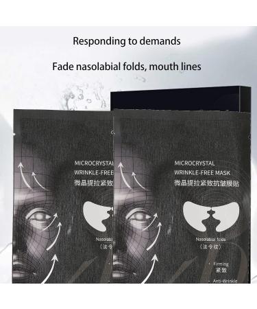 5 Pairs Nasolabial Folds Patch 4d Moisturize Firming Skin Face Wrinkle Patches for Man Woman Cheek Wrinkle Patch for Young Look - Buy Online on GoSupps.com
