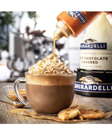 Ghirardelli Caramel Flavored Sauce 17 oz Squeeze Bottle (Pack of 2) - 1.06 Pound - Buy Online on GoSupps.com