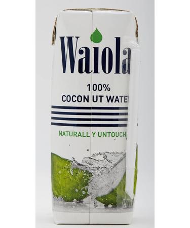 Waiola Coconut Water 8.5oz (Pack of 12) - Hydrating & Refreshing Natural Beverage - Buy Online on GoSupps.com