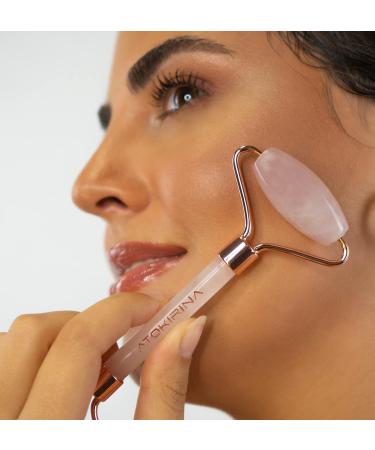 ATOKIRINA ATOKIRINA Beauty Kit Anti-Ageing Anti-Wrinkle Rose Quartz Roller and Gua Sha with Concentrated Serum Hyaluronic Acid 3P Natural Stones for Face Massage Eyes and Cleavage Made in Italy - Buy Online on GoSupps.com