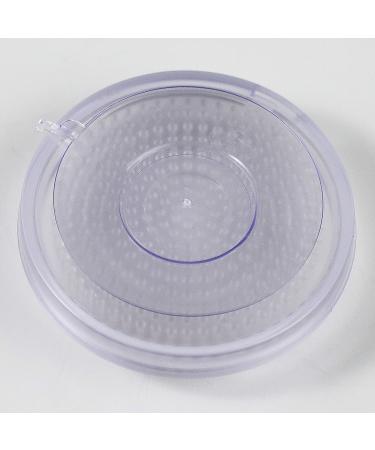 Wazakura Clear Ikebana Kenzan Japanese Flower Holder  Made in Japan  Plastic Floral Arranging Pin Frog  Round - 3(78mm) Clear - Buy Online on GoSupps.com