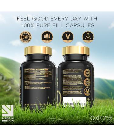 Psyllium Husk Fiber Supplement 1460mg | Prebiotic Soluble Fiber for Easy Digestion - 120 Vegan Capsules | Natural Constipation Relief - 100% Plantago ovata - Buy Online on GoSupps.com