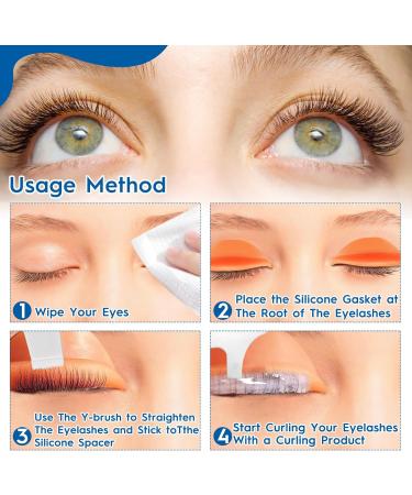 Buy 5 Pairs Silicone Permanent Wave Eyelash Lift Pads - Curly Curler & Lifting Tools | International Shipping - Buy Online on GoSupps.com