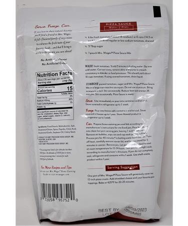 Mrs. Wages Pizza Sauce Tomato Mix - 5 oz Package - Buy Online on GoSupps.com