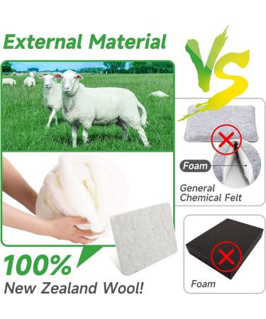 BXDOW 8x10 Inch Grey Wool Felting Pad for Large and Precision Projects - Buy Online on GoSupps.com