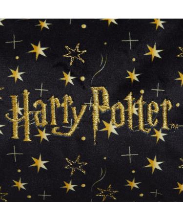 Harry Potter Makeup Bag | Black Velvet Cosmetic Toiletries Case for Women & Girls | Deathly Hallows Travel Accessory Gift - Buy Online on GoSupps.com