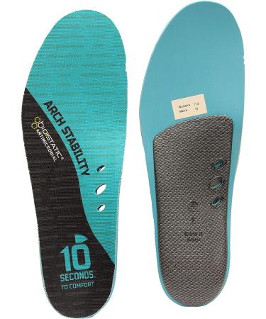 10 Seconds 3720 Arch Stability Insoles - Aqua M 13/13.5 - 1 Pair - Buy Online on GoSupps.com