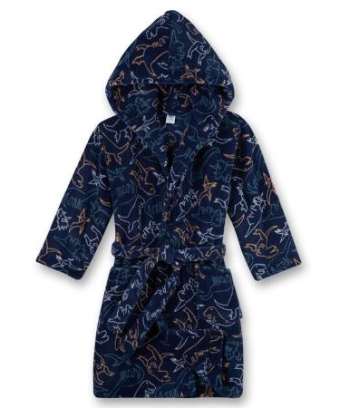 Sanetta Boys Morningcoat Blue Bathrobe 98 nordic blue