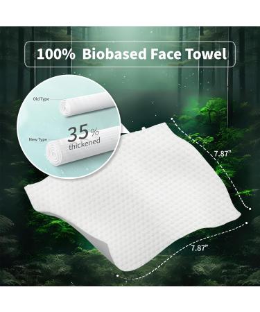 Biodegradable Facial Cleaning Towels - 480 Thick Lint-Free Towels for Sensitive Skin | Ourmed Life - Buy Online on GoSupps.com