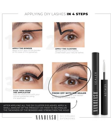 Nanolash DIY Sealer 5 ml - sealer for DIY lash extensions fixer for cluster false eyelashes - Buy Online on GoSupps.com