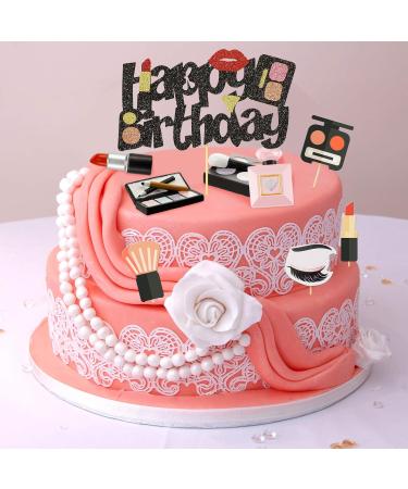 29 Pieces Makeup Themed Cake Toppers 3D Resin Cosmetics Cake Decoration Lipstick Cupcake Topper Perfume Bottle Birthday Cake Toppers for Bridal Shower Makeup Salon Spa Theme Party Supplies - Buy Online on GoSupps.com