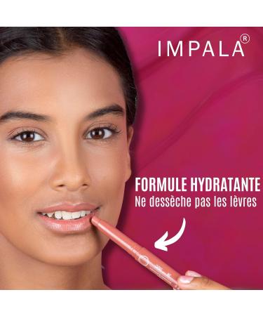 Impala - Brooklin Shine On Me Lipstick Color 13 Caf Mocha | Shiny Lipstick | Smooth Texture Lipstick | Long Lasting Moisturizing Lipstick - Buy Online on GoSupps.com