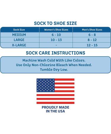 Diabetic Non-Binding Active Socks Men's, Black, Large (Shoe Sizes 8-12) - Buy Online on GoSupps.com