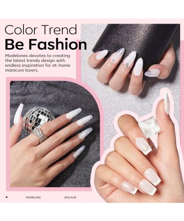 Modelones Gel Nail Polish 1 Pcs 15ml Milky White Gel Nail Polish Jelly Gel Polish Set Sheer Pure White Color Nail Gel Polish Kit Soak Off U V GEL LED Salon DIY at Home Gel Nail Manicure Gift for Women Girls - Buy Online on GoSupps.com