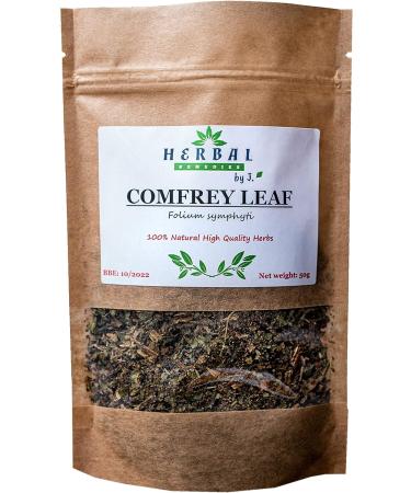 Comfrey Leaf Tea Dried Herb 50g - Symphytum Officinale - Herbal Remedies by J. - Zywokost lisc - Buy Online on GoSupps.com