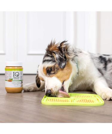 Hyper Pet IQ Treat Lick Mat for Dogs & Cats- 2 Pack Green/Orange | Slow Feeder & Puzzle Feeder Alternative | Dog Enrichment Toy - Buy Online on GoSupps.com