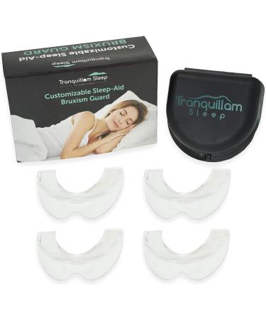 4 Pack Moldable Mouth Guards | Custom Fit Dental Guard for Bruxism | Prevent Teeth Grinding, Jaw Clenching | Easy to Use Mouthpiece - Buy Online on GoSupps.com