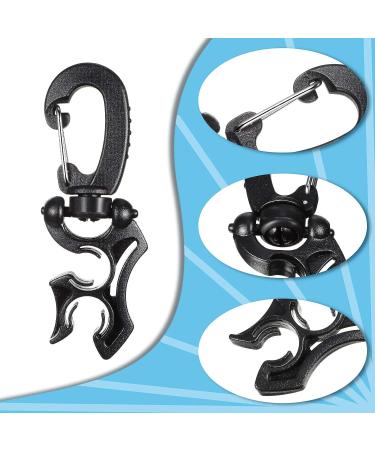 Weewooday 3 Piece Diving Hose Holder Clip - Double BCD Hose Clip with Snap Hook Buckle - Dive Snorkeling Accessories - Buy Online on GoSupps.com