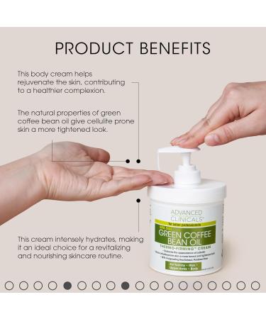 Advanced Clinicals Green Coffee Bean Oil Firming Cream + Retinol Firming Cream Set - Buy Online on GoSupps.com