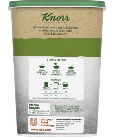  Knorr Knorr Gluten-Free Vegetable Broth - 1 kg - Buy Online on GoSupps.com