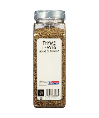 MCCormick Culinary Thyme Leaves 6 oz - Premium Dried Thyme for Soups, Meat, and Seafood - 1 Container, 6 Ounce - Buy Online on GoSupps.com