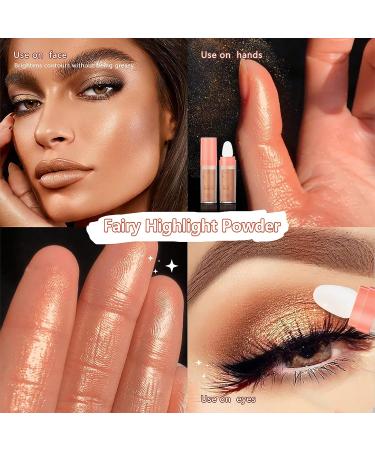 Shimmering Body Glitter Stick - Golden Brown | Fairy Highlighter Powder for Face, Body & Hair - Buy Online on GoSupps.com