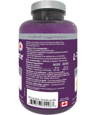 Naka Platinum PRO Magnesium L-Threonate Magtein 2 000 mg per serving (3capsules) 144 elemental Magnesium - BONUS Size 120 Veggie Caps (90+30 FREE) - Buy Online on GoSupps.com