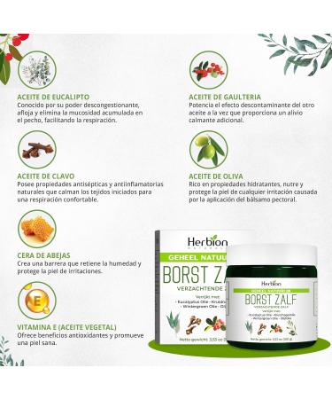 Herbion Pakistan LTD Herbion Naturals Chest Rub natural soothing ointment chest congestion reduces muscle pain adults children from 2 years 2 pieces - Buy Online on GoSupps.com