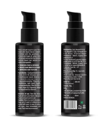 Beardo Beard Serum for Men - 1.69 oz | Nourishing & Shine-Enhancing Daily Beard Serum | Softens Rough Beards | Non-Sticky Formula - Buy Online on GoSupps.com