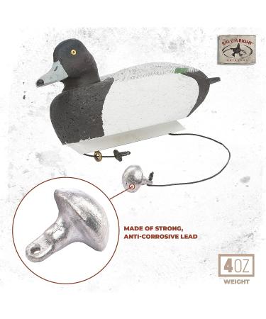 Rig'Em Right Waterfowl Mushroom Weights - 8 oz | Deep Water Decoy Rigging in Windy Hunting - Buy Online on GoSupps.com