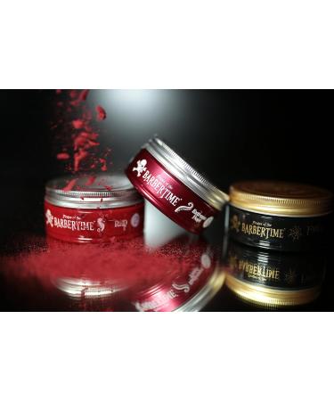 BARBERTIME Hair Styling Aqua Wax | No2 Red Pomade Shine Look | Long Lasting Formula Strong Hold 150 ml - Buy Online on GoSupps.com