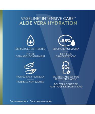Buy Vaseline Total Moisture Aloe Fresh Lotion - 295 ml | Hydrating Multi Layer Moisturizer for All Skin Types - Free Shipping Worldwide - Buy Online on GoSupps.com