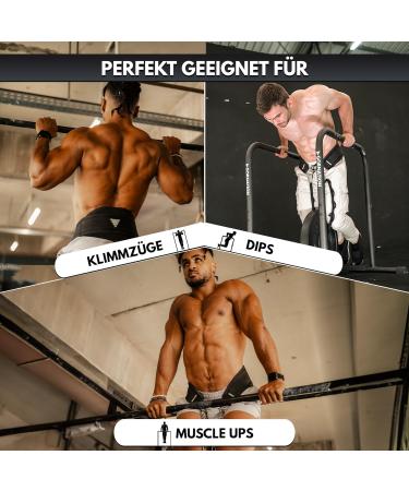 Gornation DIP Belt - 1000kg Weight Capacity | Premium Stainless Steel | Perfect for Fitness Calisthenics & Bodybuilding - Buy Online on GoSupps.com