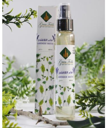 Green Fields Lavender Hydrosol - 100% Pure and Natural Soothing Floral Water for Skin and Aromatherapy - 100ml - Buy Online on GoSupps.com