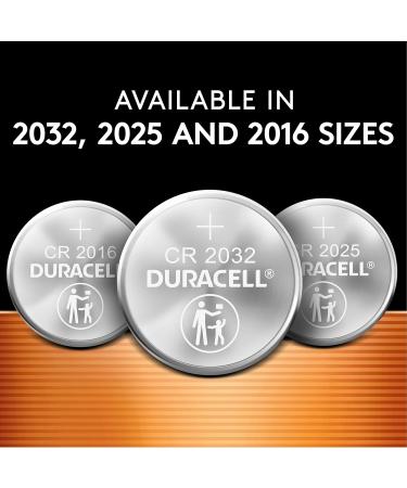Duracell 2032 battery CR2032 3v Lithium Coin Battery 4 Count (pack of 1). Bitter Coating Helps Discourage Swallowing Child-secure Packaging. Ideal for Key Fobs Remotes and More. Lithium Batteries - Buy Online on GoSupps.com