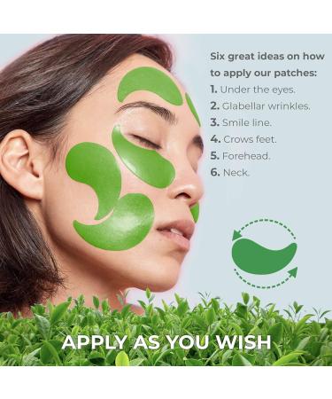 Buy NBCT Matcha Green Tea Under Eye Patches - 60 Pack for Dark Circles & Puffiness | Collagen & Hydrogel Formula - International Shipping Available - Buy Online on GoSupps.com
