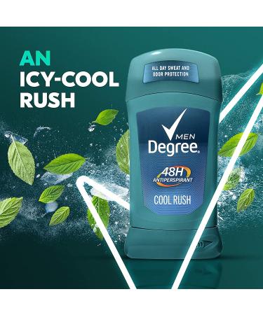 Degree Men Cool Rush Anti-Perspirant 2.7 oz 5 pk - Buy Online on GoSupps.com